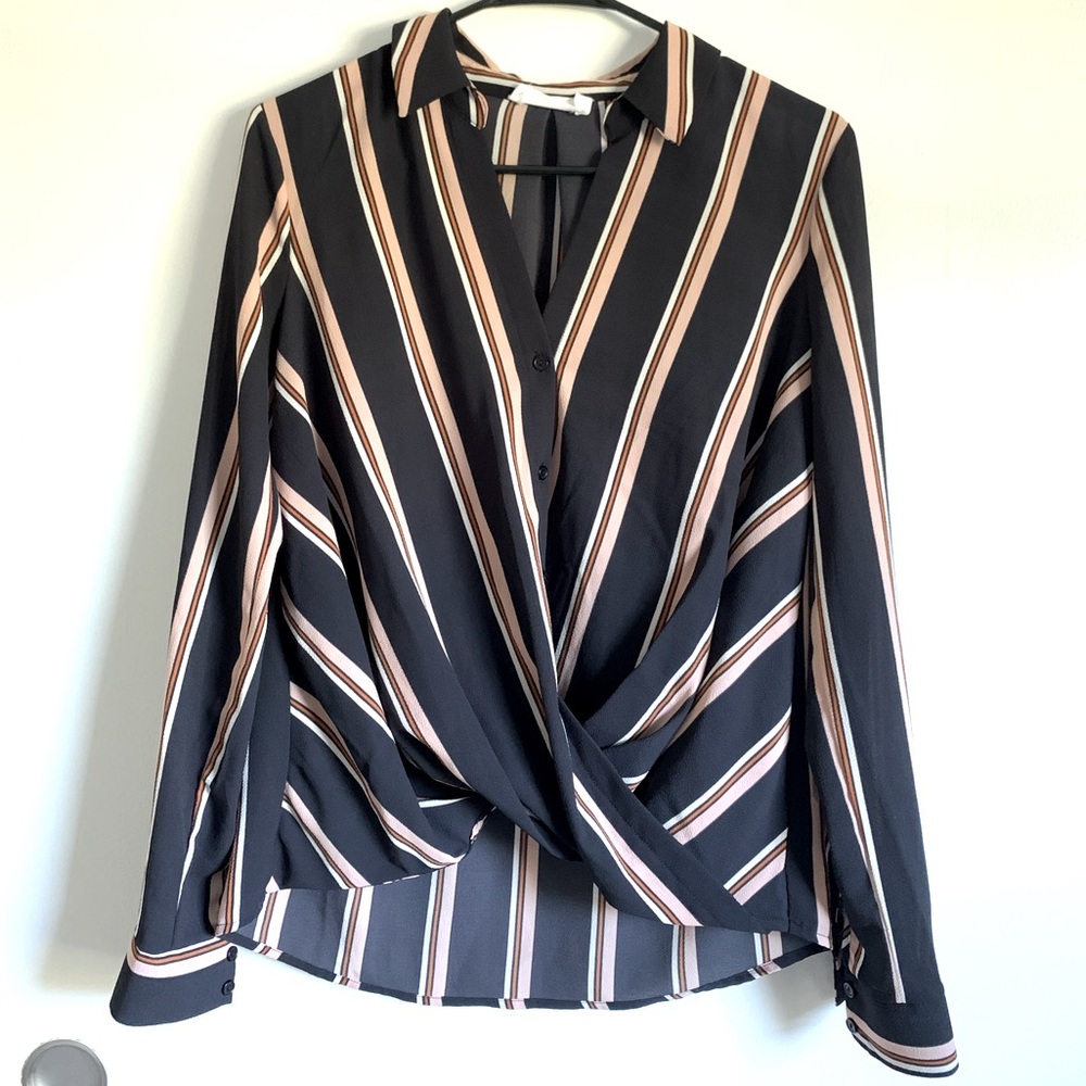 All In Favor Striped Button-Down